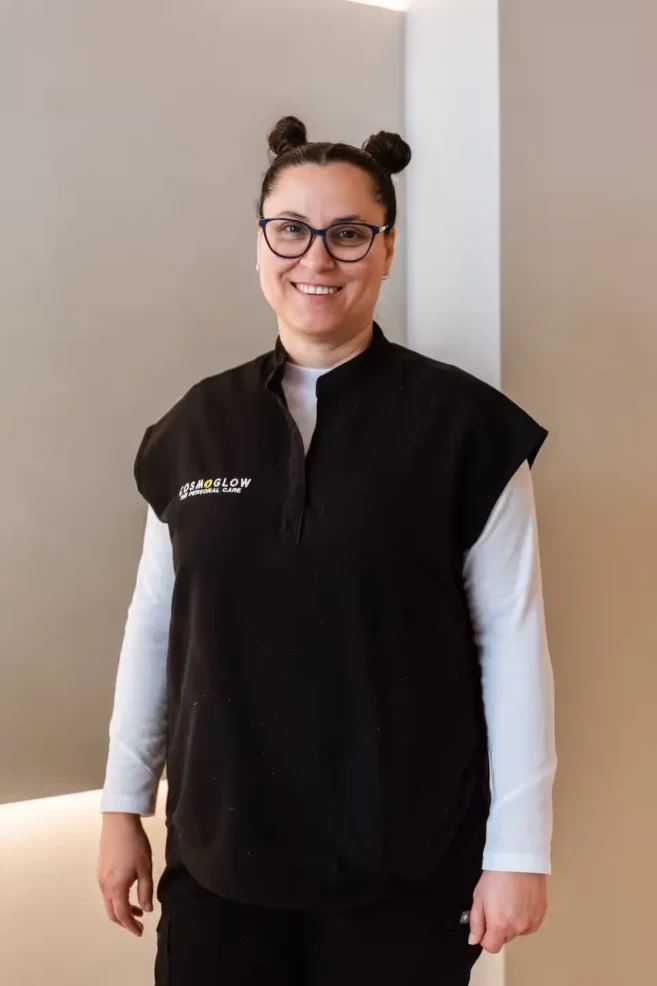 Liz Nattaly Rondon, especialista en tratamientos corporales en COSMOGLOW, en Barcelona