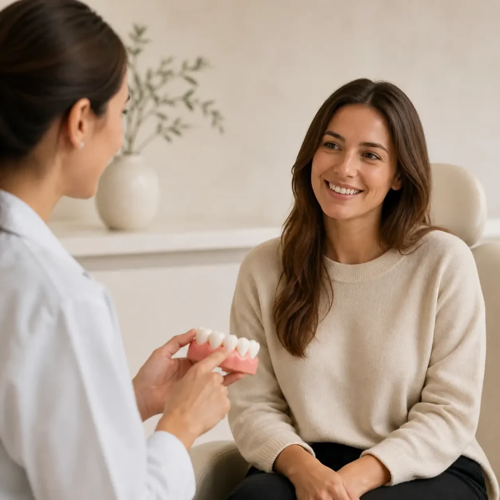 Periodontal consultation for gum treatment at COSMOGLOW in Barcelona