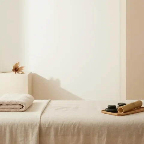 Premium sensory body ritual treatment at COSMOGLOW in Barcelona